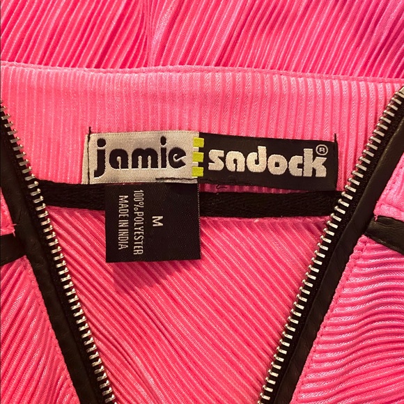 Jamie Sadock Crinkled Zip Neck Golf Shirt - Picture 12 of 12